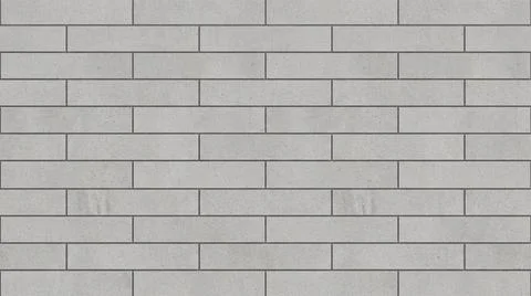 Modern White Brick Wall Texture Pattern. Stock-Fotos