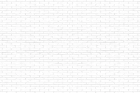 Modern white brick wall texture background. Abstract brickwork for backdrop. Stock Photos