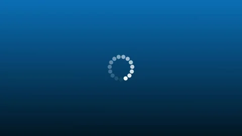 Modern white circular buffering animation with animated dashed ellipses. 動画素材 339093756