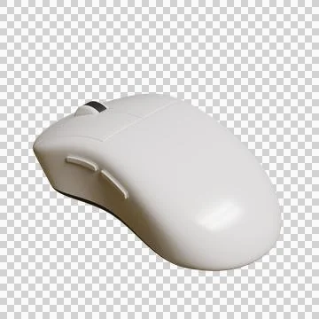 Modern White Computer Mouse Stock Illustration