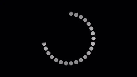 Modern white glowing preloader and progress loading circle bar. Loading circle Stock Illustration