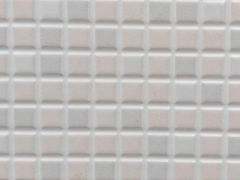 Modern White Mosaic Ceramic Tile Texture Background Stock Photos