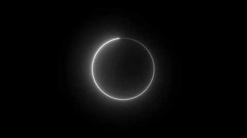 Modern white wide glowing preloader and progress loading circle bar loop 動画素材 119413904