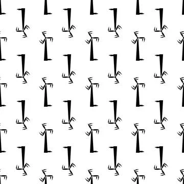 Modern wind turbine pattern seamless vector Stock Illustration
