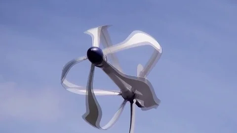  Modern windmill for industy Stock Footage 85394465