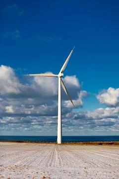 Modern windmill Stock Photos