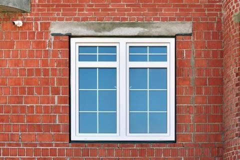 Modern window in the building Stock Photos