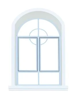 Modern window frame Stock Photos
