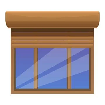 Modern window is letting the sun rays in Ilustración de archivo