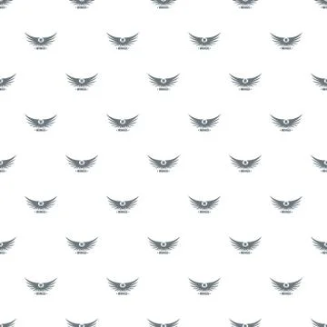 Modern wing pattern vector seamless Illustrazione stock