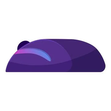 Modern wireless computer mouse showing ergonomic design 스톡 일러스트