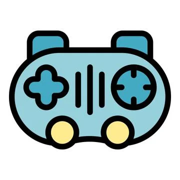 Modern wireless gamepad controller for playing videogames Stock Illustration