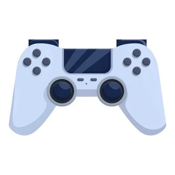 Modern wireless gamepad for playing video games Stock Illustration