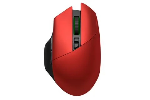 Modern wireless gaming computer mouse isolated on white background 스톡 일러스트