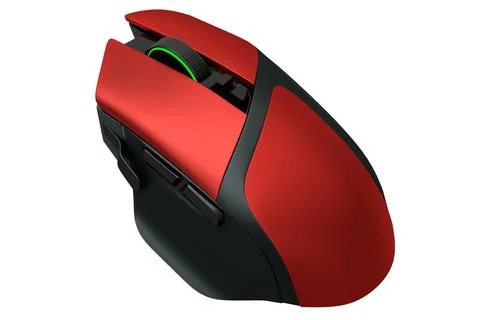Modern wireless gaming computer mouse isolated on white background Stock Illustration