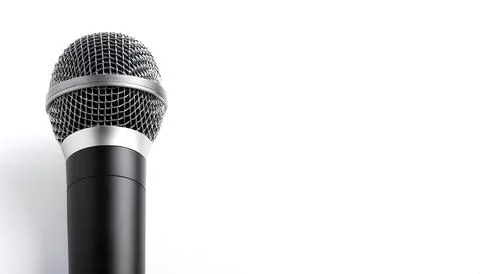 Modern Wireless Microphone, mike or mic is a transducer that convert the ai.. Stock Photos