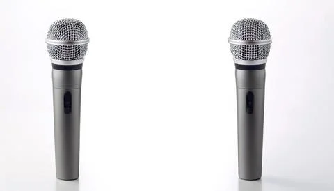 Modern Wireless Microphone, mike or mic is a transducer that convert the ai.. Stock Photos