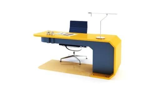 Modern work place in office Stock-Illustration