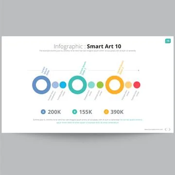 Modern Workflow Infographic with Hexagon Layout Design Stock Illustration