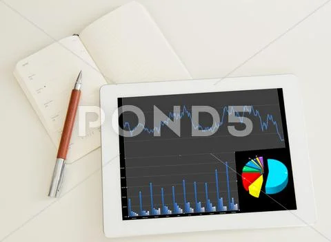 Modern working place Stock Photos