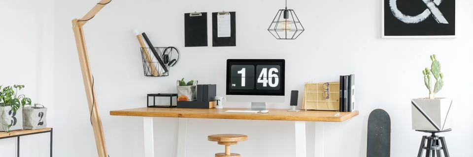 Modern working space Stock-Fotos