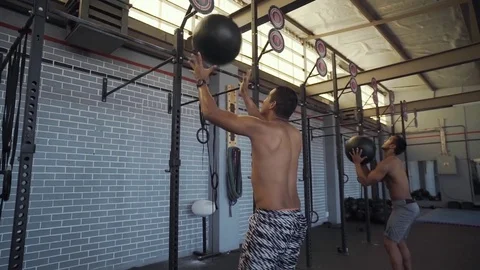 Modern workout gym Stock Footage 71616775