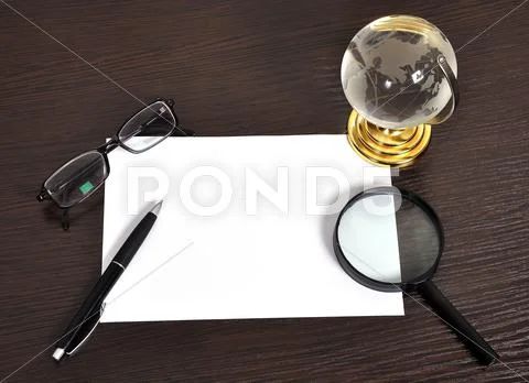 Modern workplace Stock Photos