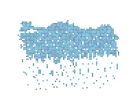 Modern world map vector illustration Stock Illustration