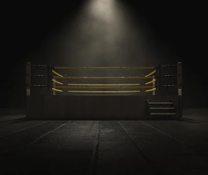 Modern Wrestling Ring Stock Photos