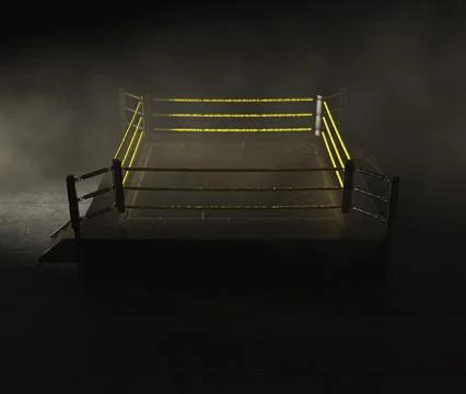 Modern Wrestling Ring Stock Photos