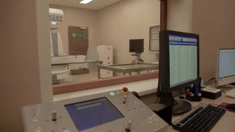 Modern x-ray control pannel Stock Footage 82484000