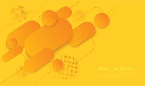 Modern yellow gradient trendy background Stock Illustration