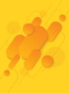 Modern yellow gradient trendy background Stock Illustration
