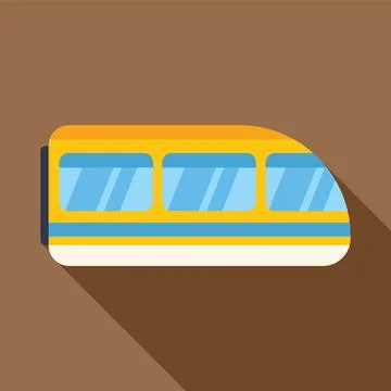 Modern yellow subway train moving underground in tunnel Stock Illustration