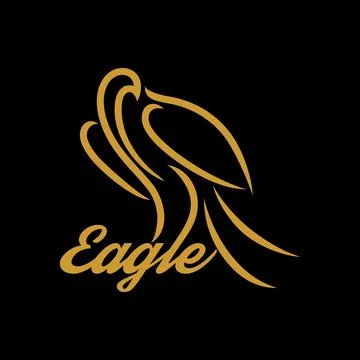 Modernbird eagle logo. Vector illustration Stock Illustration