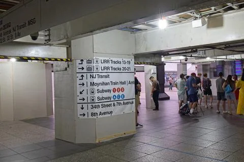 Modernization of Penn Station Stock Photos