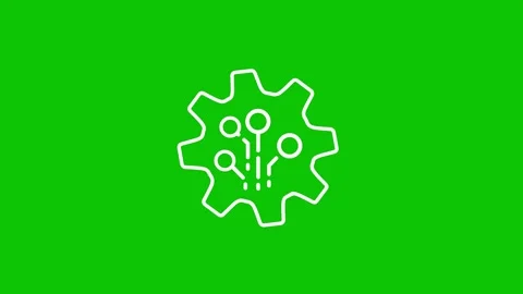 Modernization process gear animation technology upgrade system innovation Stock Footage 330542125