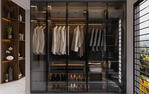 Modernize Your Space Tips for Updating Your Closet to Fit Your Lifestyle Stock-Illustration