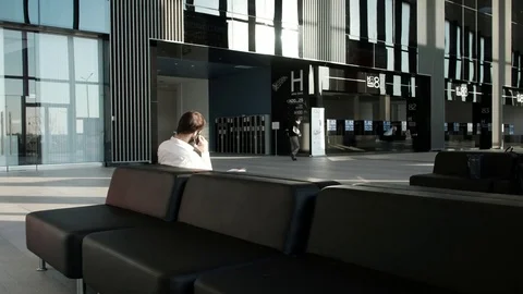 Modernized business center Stock Footage 74116646