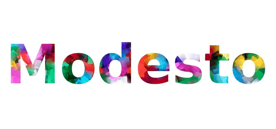 Modesto Stock Illustration