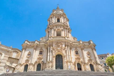 MODICA cathedral Foto stock