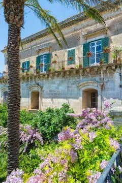 MODICA, typical architecture Stock Photos