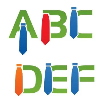 Modification Letter Set Stock Illustration