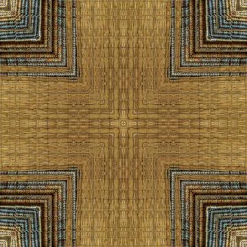 Modified designer wood texture for wall covering, reed, rug, floor tiles, carpet Illustrazione stock
