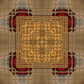 Modified designer wood texture for wall covering, reed, rug, floor tiles, carpet Illustration