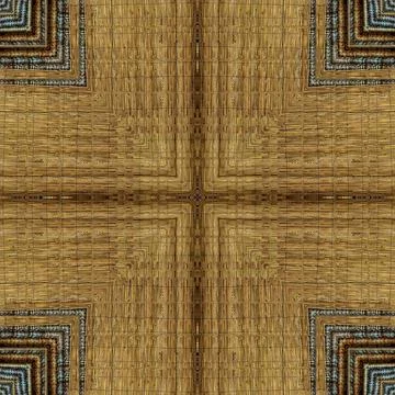 Modified designer wood texture for wall covering, reed, rug, floor tiles, carpet Stock Illustration