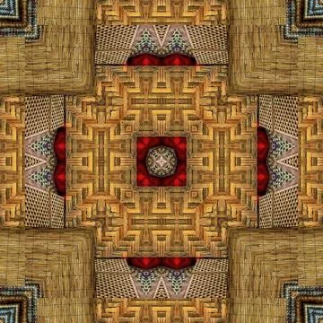 Modified designer wood texture for wall covering, reed, rug, floor tiles, carpet Illustrazione stock