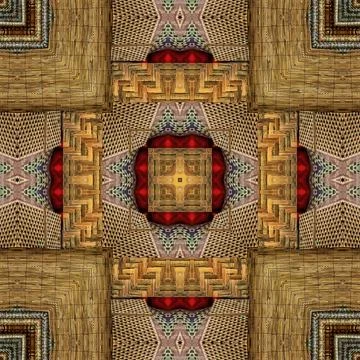 Modified designer wood texture for wall covering, reed, rug, floor tiles, carpet Illustrazione stock