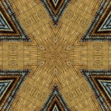 Modified designer wood texture for wall covering, reed, rug, floor tiles, carpet Stock Illustration