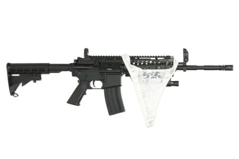 Modified m4 carbine Stock Photos